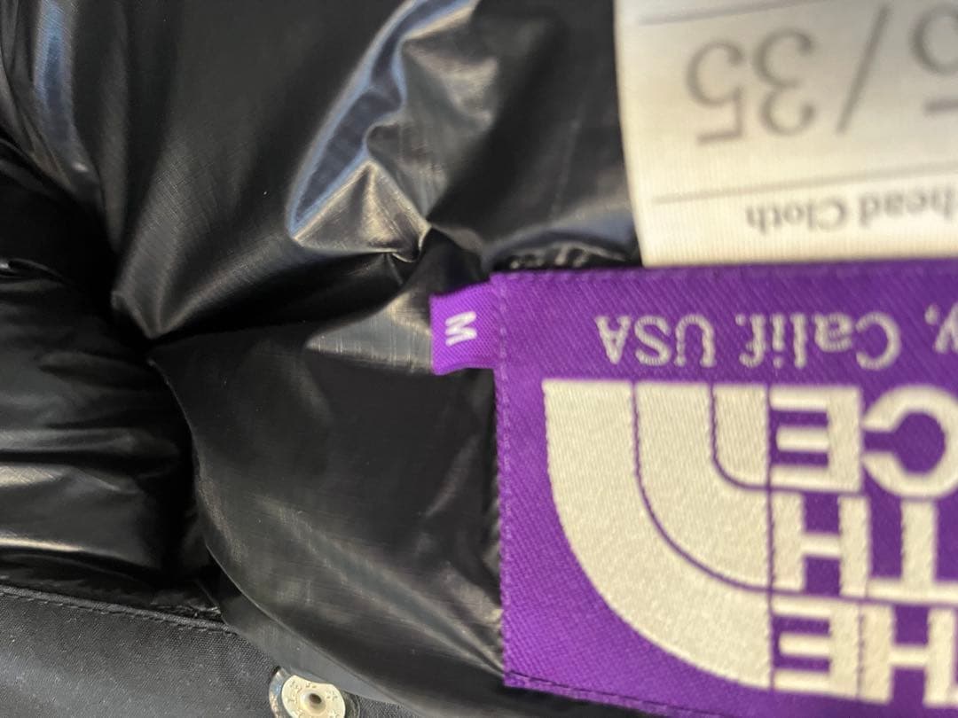 ノースフェイス　パープルレーベル　ダウンベスト　ネイビー