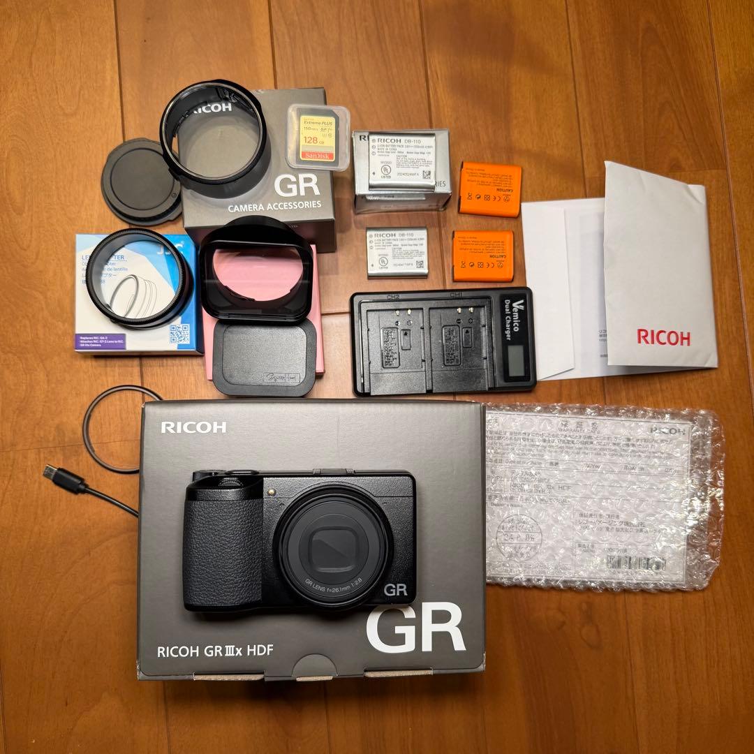 RICOH GR IIIx HDF GR3x HDF 3年保証　中古美品