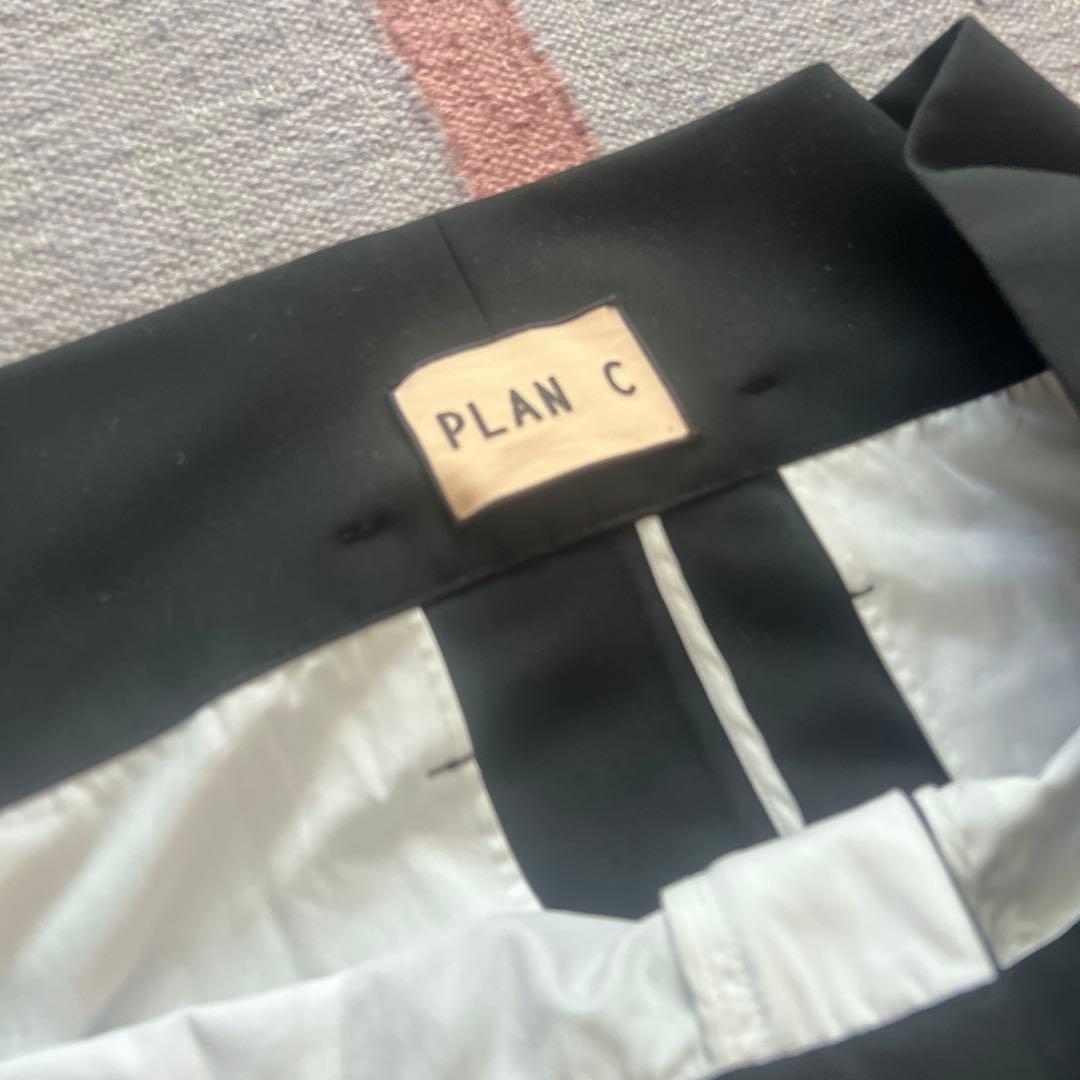新品未使用　超美品！　PLAN C ベルト付きワイドパンツ40サイズ@a28
