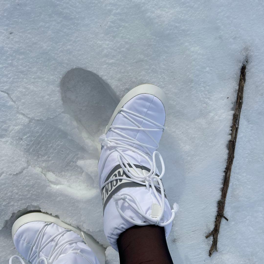 MOON BOOT ホワイト スノーブーツ