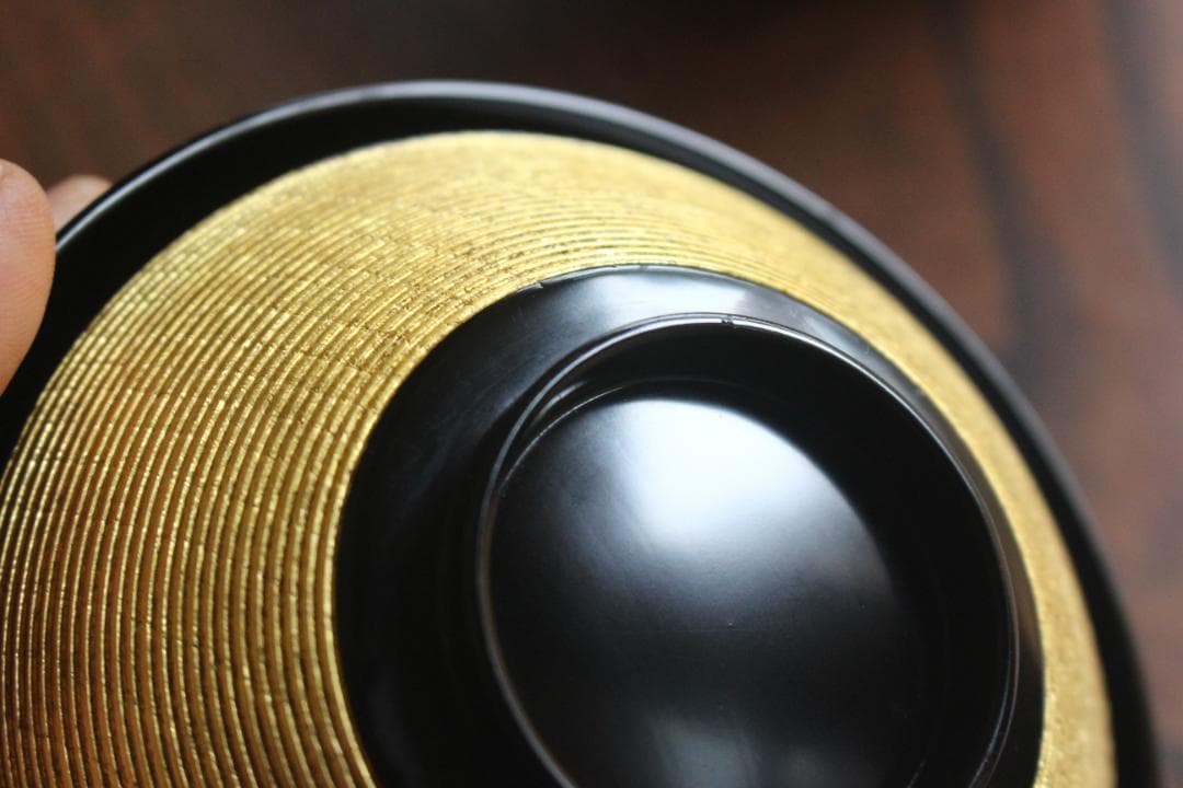 時代逸品！極上金塗糸目の美しいお椀2点（検輪島塗京塗雑煮椀