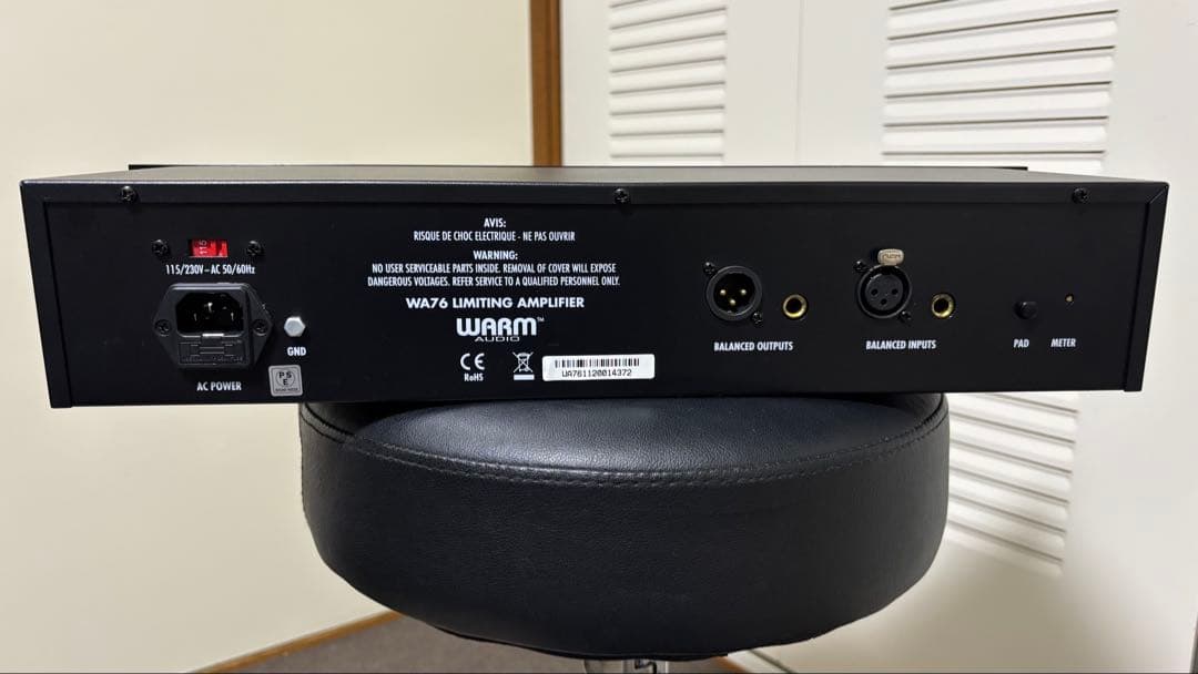 【美品】WARM AUDIO WA76 Discrete Compressor