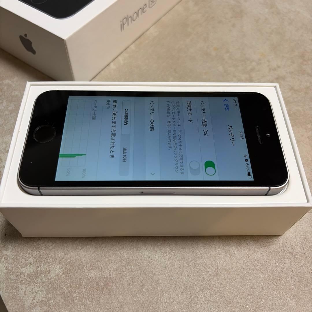 iPhone SE 第1世代/128GB /箱あり/スペースグレイ　本体