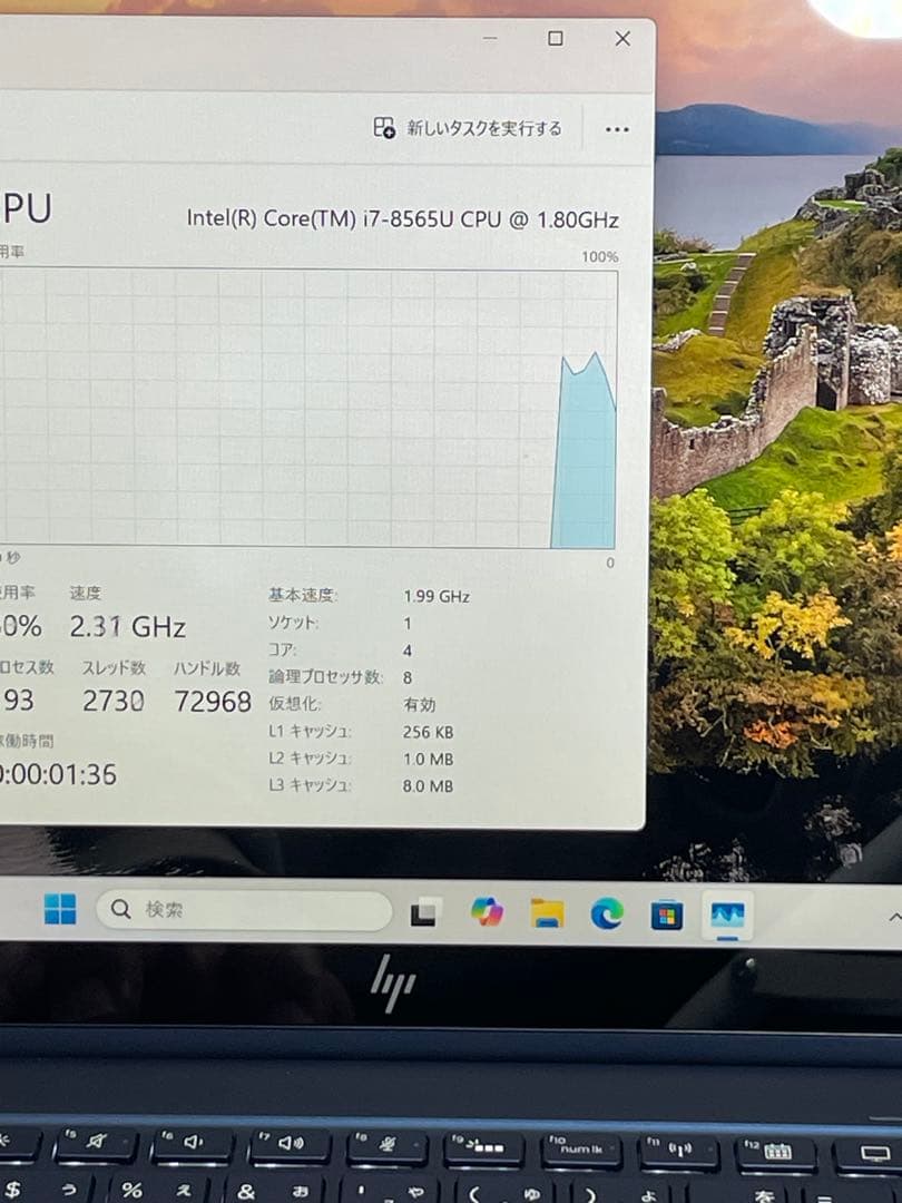 Windowsノート本体 HP Elite Dragonfly i7-8565U 16GB 512GB