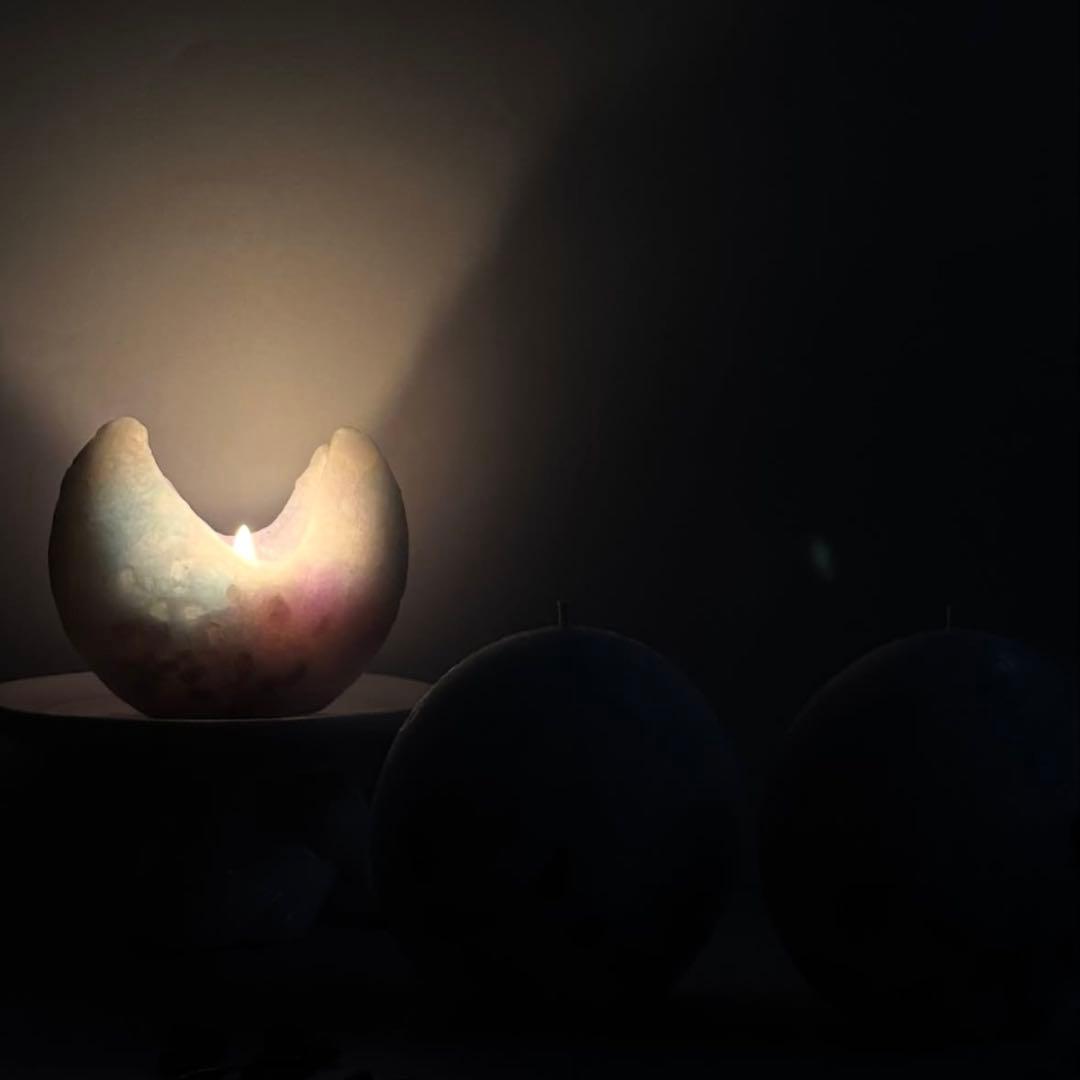 LUKKA mily 満月　キャンドル　トレーセット　masa☆