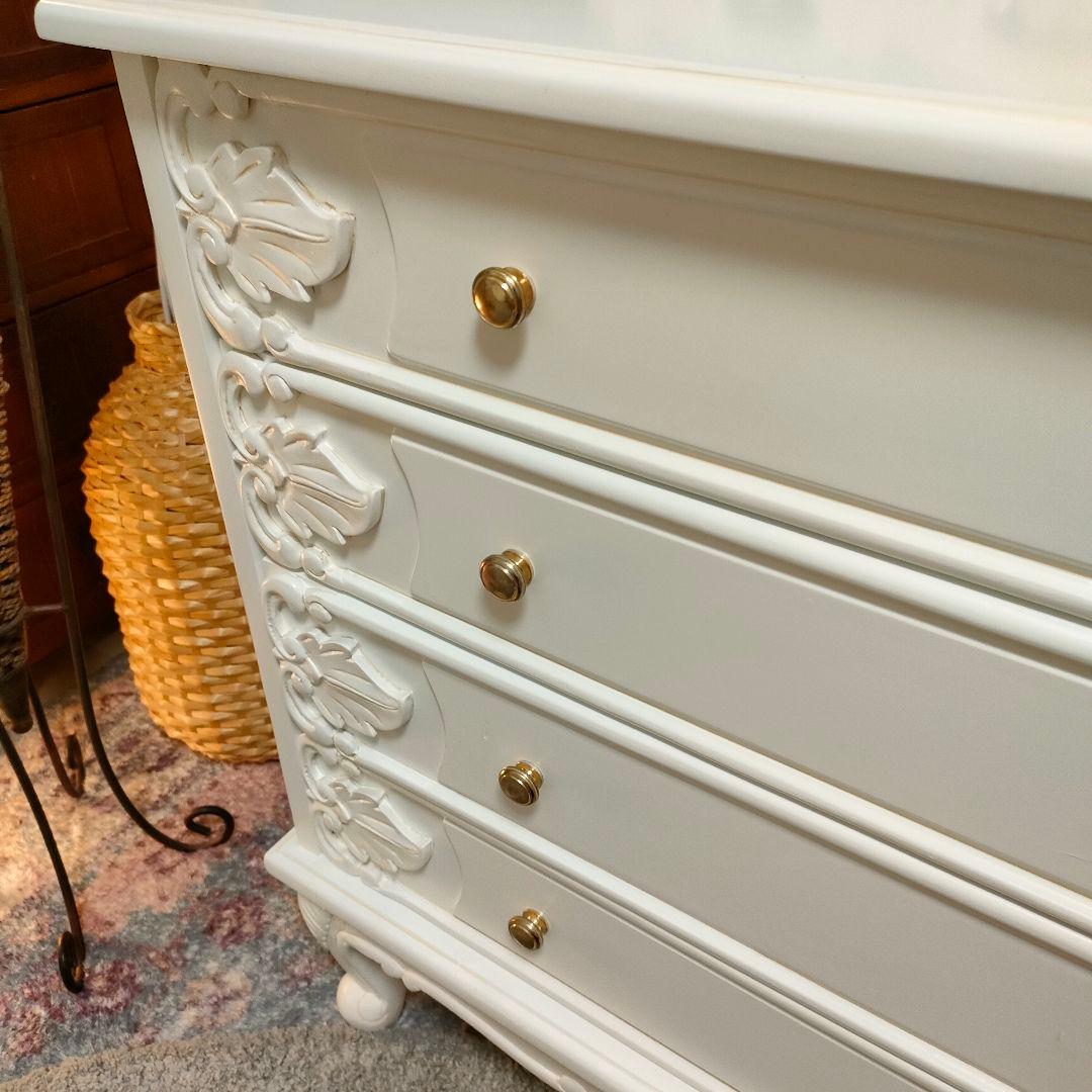 ビオレッタシリーズ猫脚 チェスト フレンチアンティーク 姫系 高級クラシック