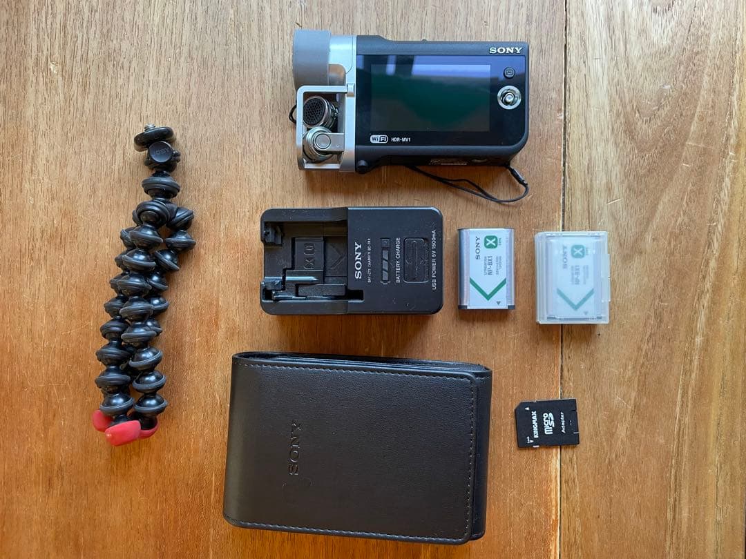 SONY ミュージックビデオレコーダーHDR-MV1 ケースなど付属品付き