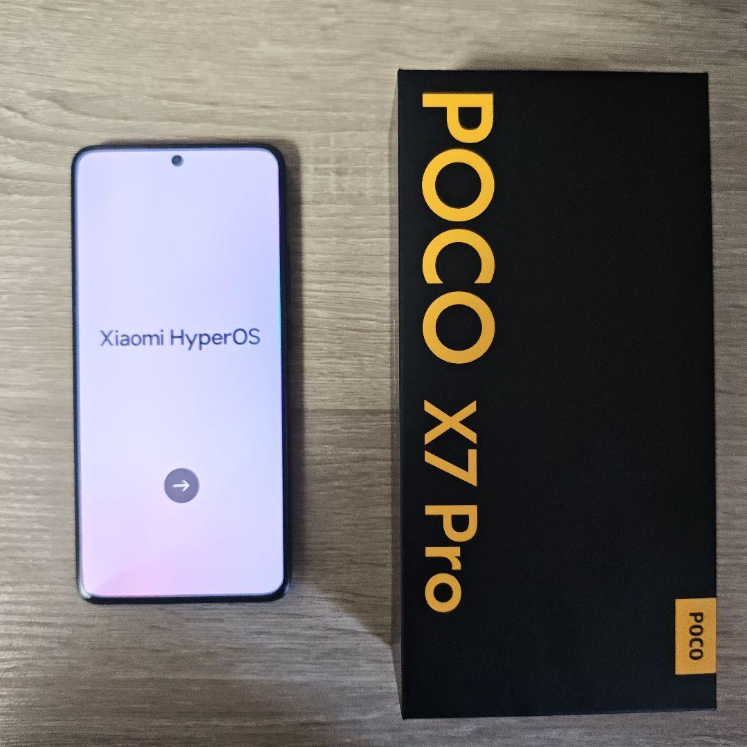 Poco X7 Pro Black SIMフリー RAM8GB 256GB