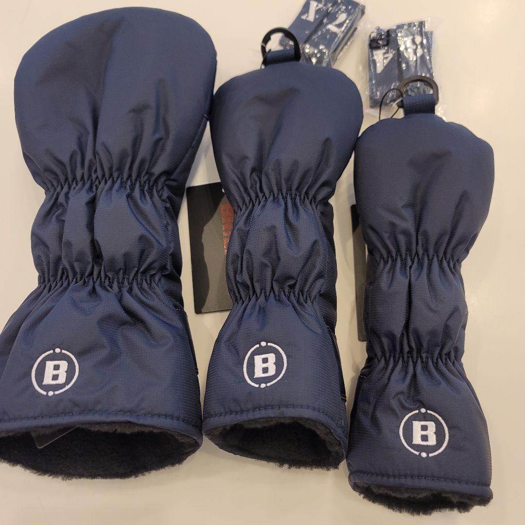 新作　新品　BRIEFING　正規品　ヘッドカバー　3点セット　ネイビー