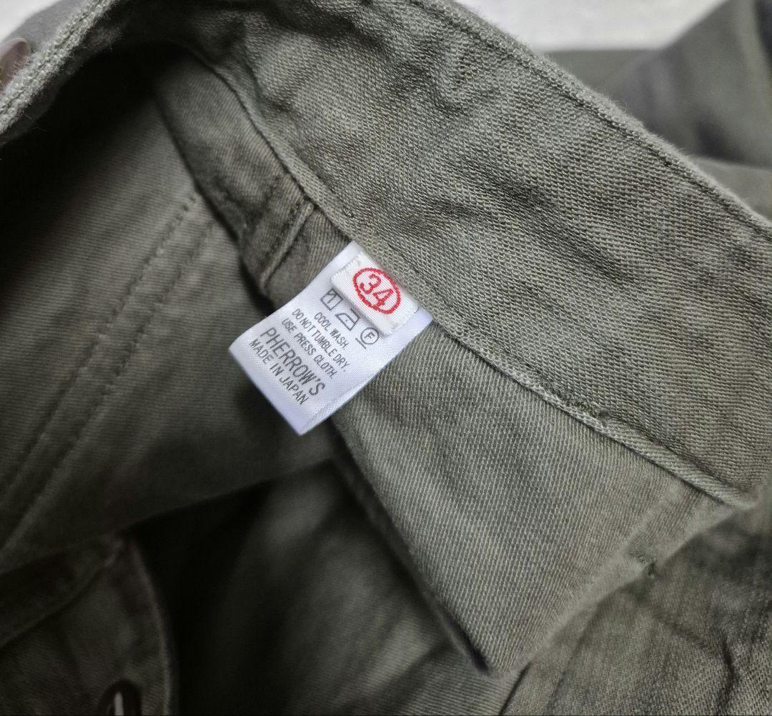 フェローズベイカーパンツ　オリーブ　PHERROWS アメカジ　軍物　レプリカ