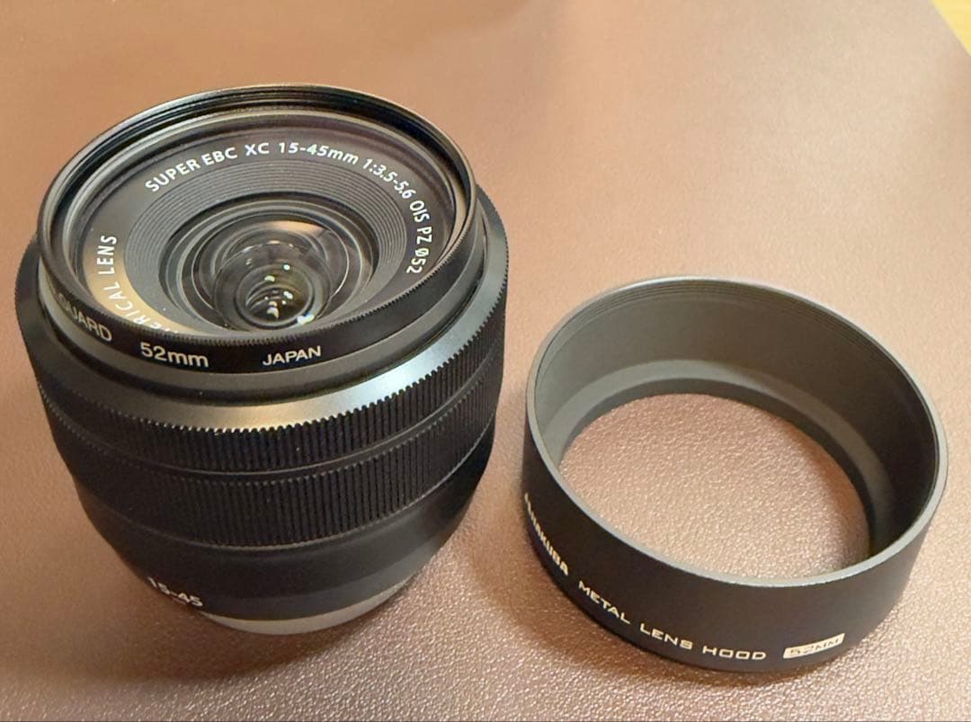 XC15-45mm F3.5-5.6OIS PZ (フィルター、フードレンズつき