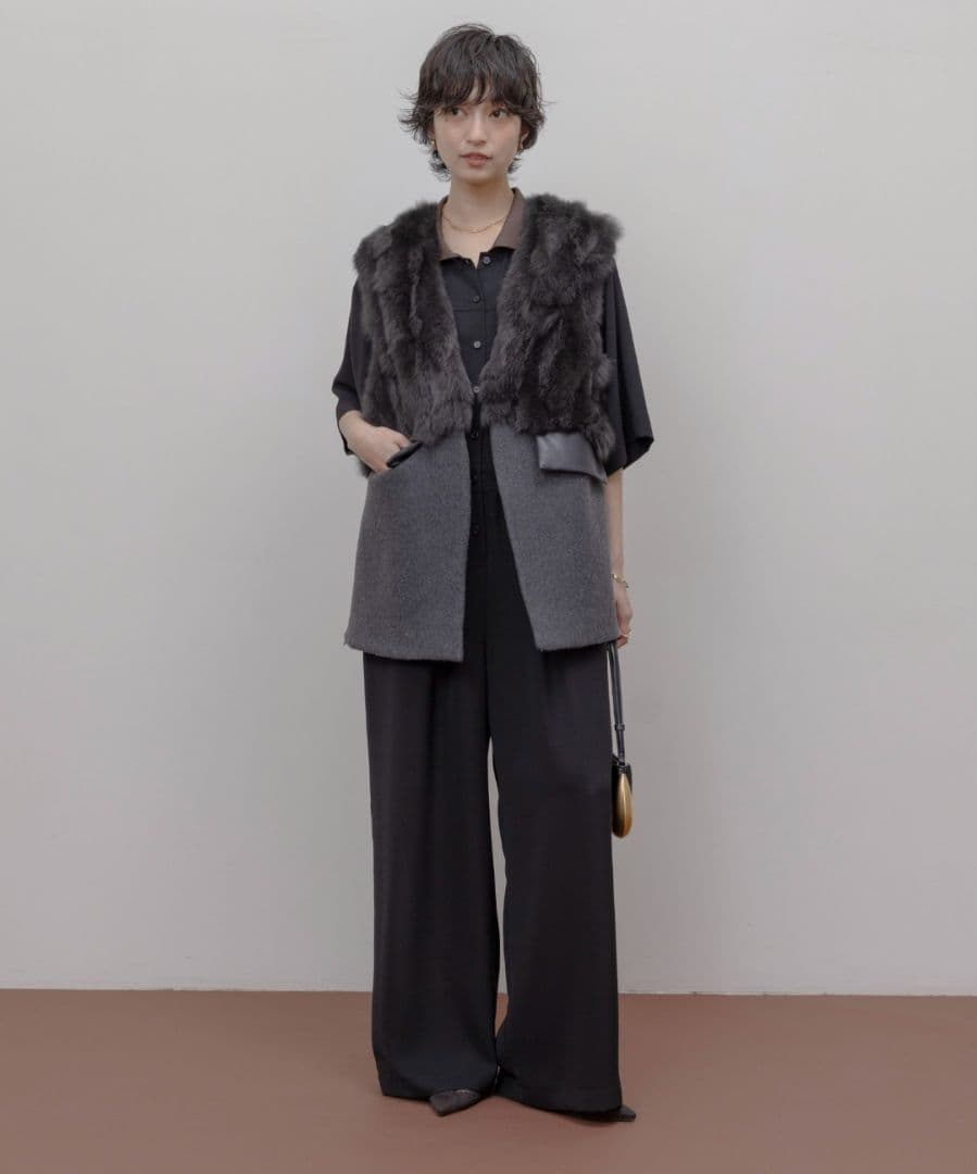 t*o様 【美品】2025年 Eimee Law ファー＆メルトンボクシィジレ