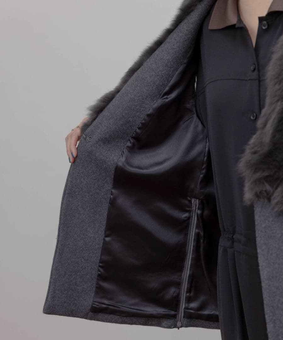 t*o様 【美品】2025年 Eimee Law ファー＆メルトンボクシィジレ