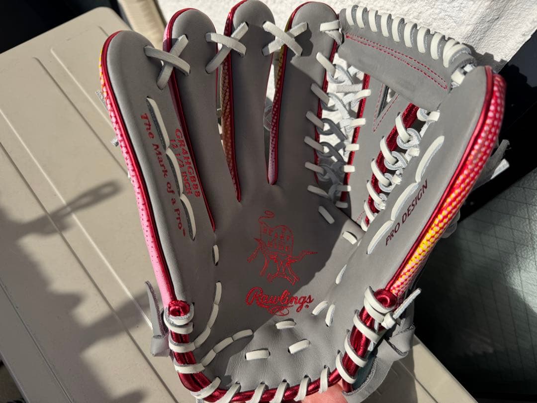 型付済み【ローリングス】一般軟式外野手用グローブ