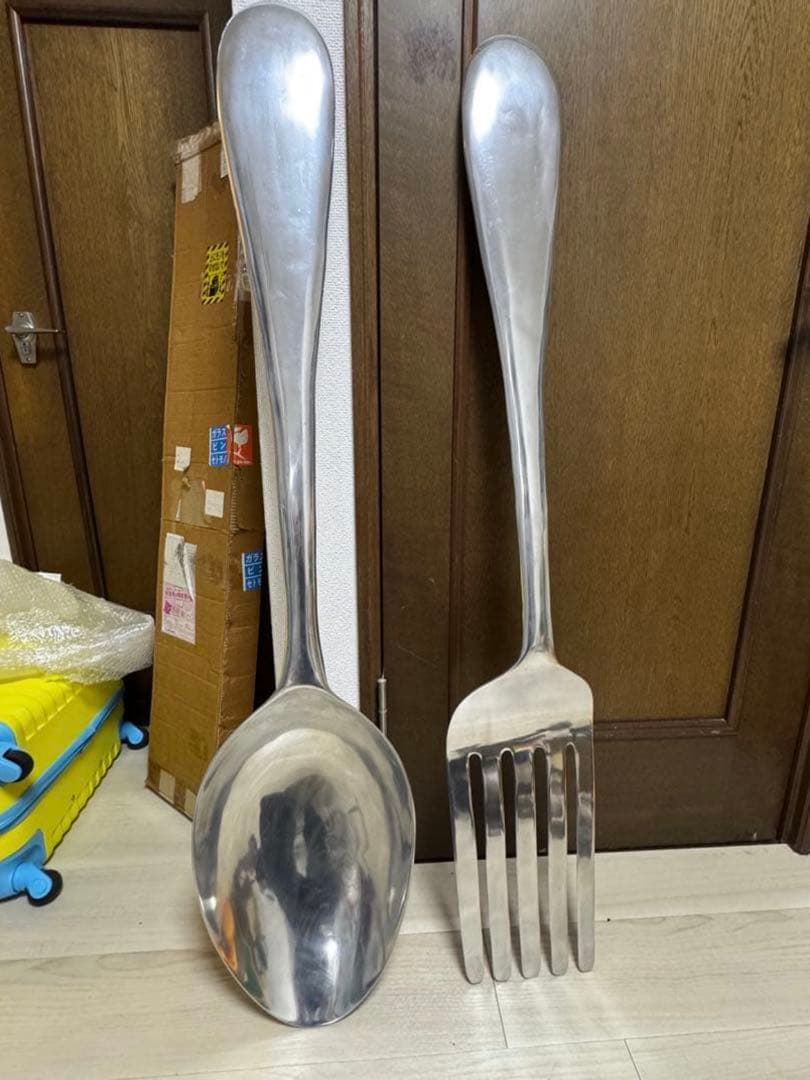 結婚式、披露宴　ビッグスプーン　ビッグフォーク　セット　ファーストバイト