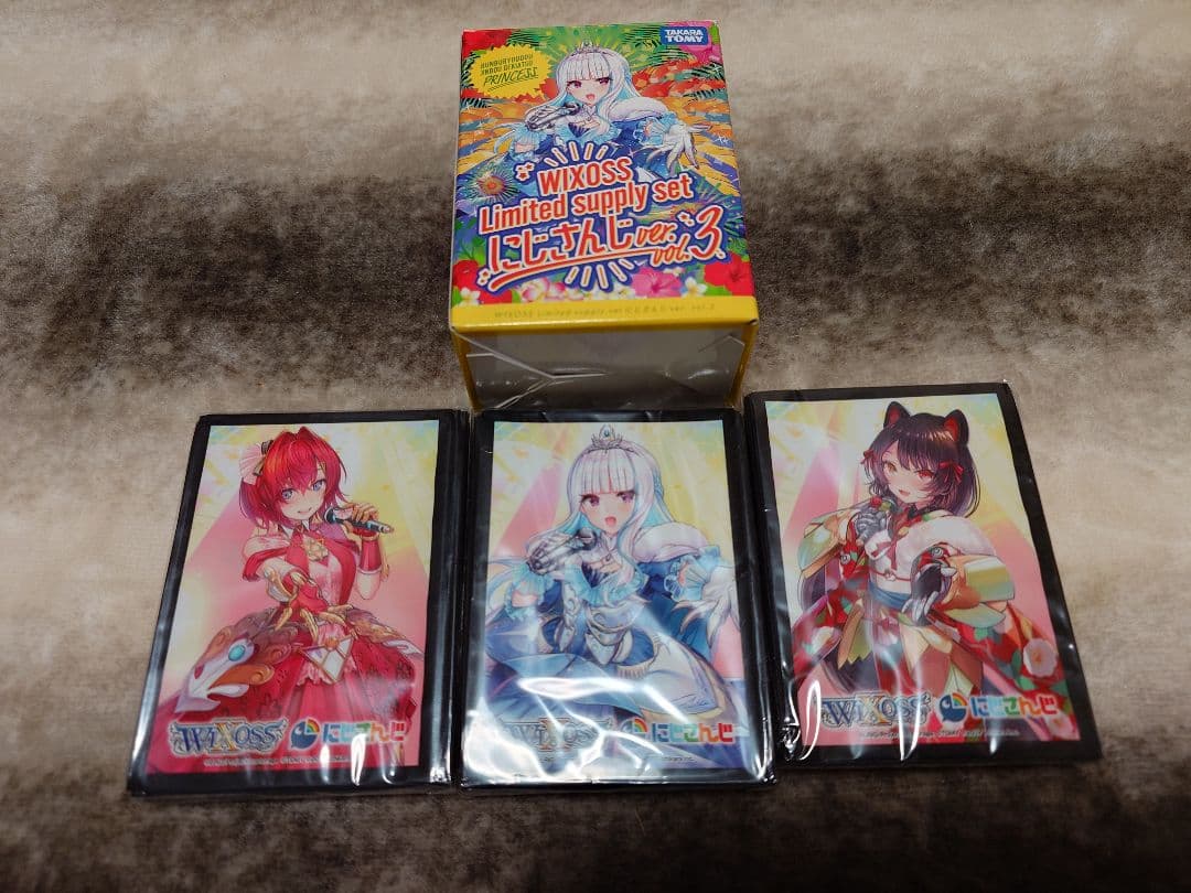 ウィクロス にじさんじコラボスリーブ さんばか 3点