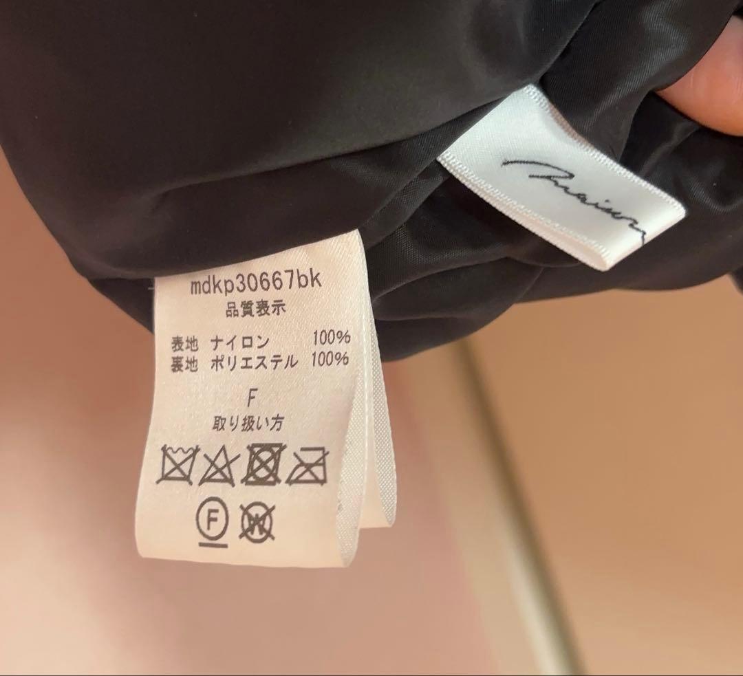 maison de Dolce. メゾンドドルチェ　キルティングポンチョ