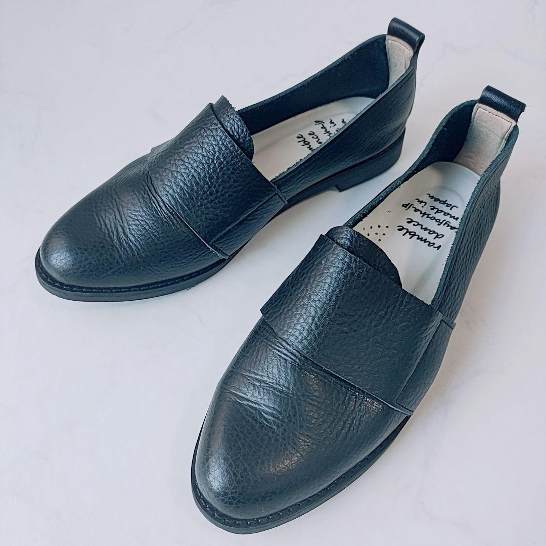 美品✨OUR Emiさん×ランブルダンス イタリア製レザーシューズ 23