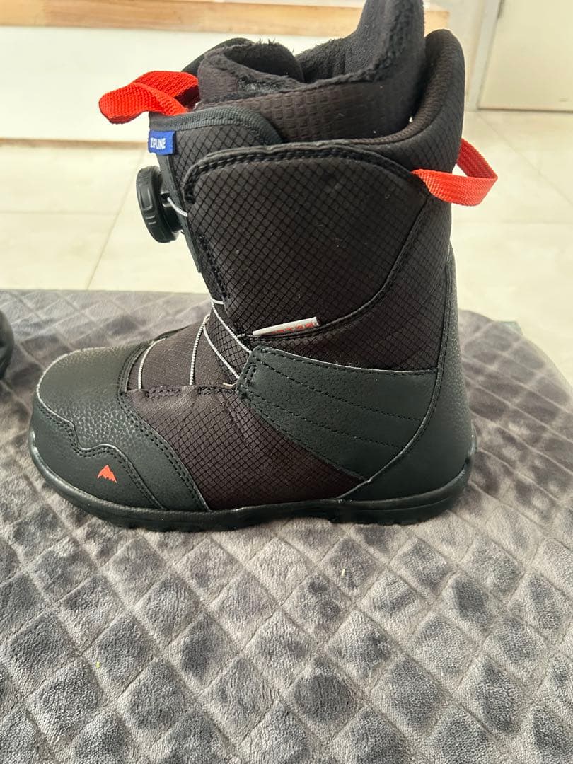 ZIPLINE スノーボードブーツ 子ども用 ブラック/レッドsize23センチ