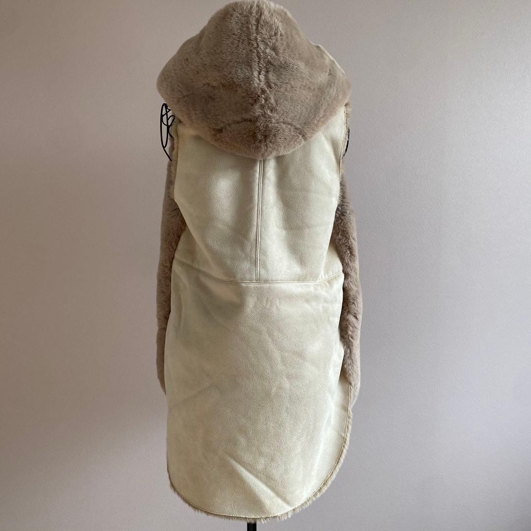 【新品】YAMADAYA Vin フーデッドファーベスト