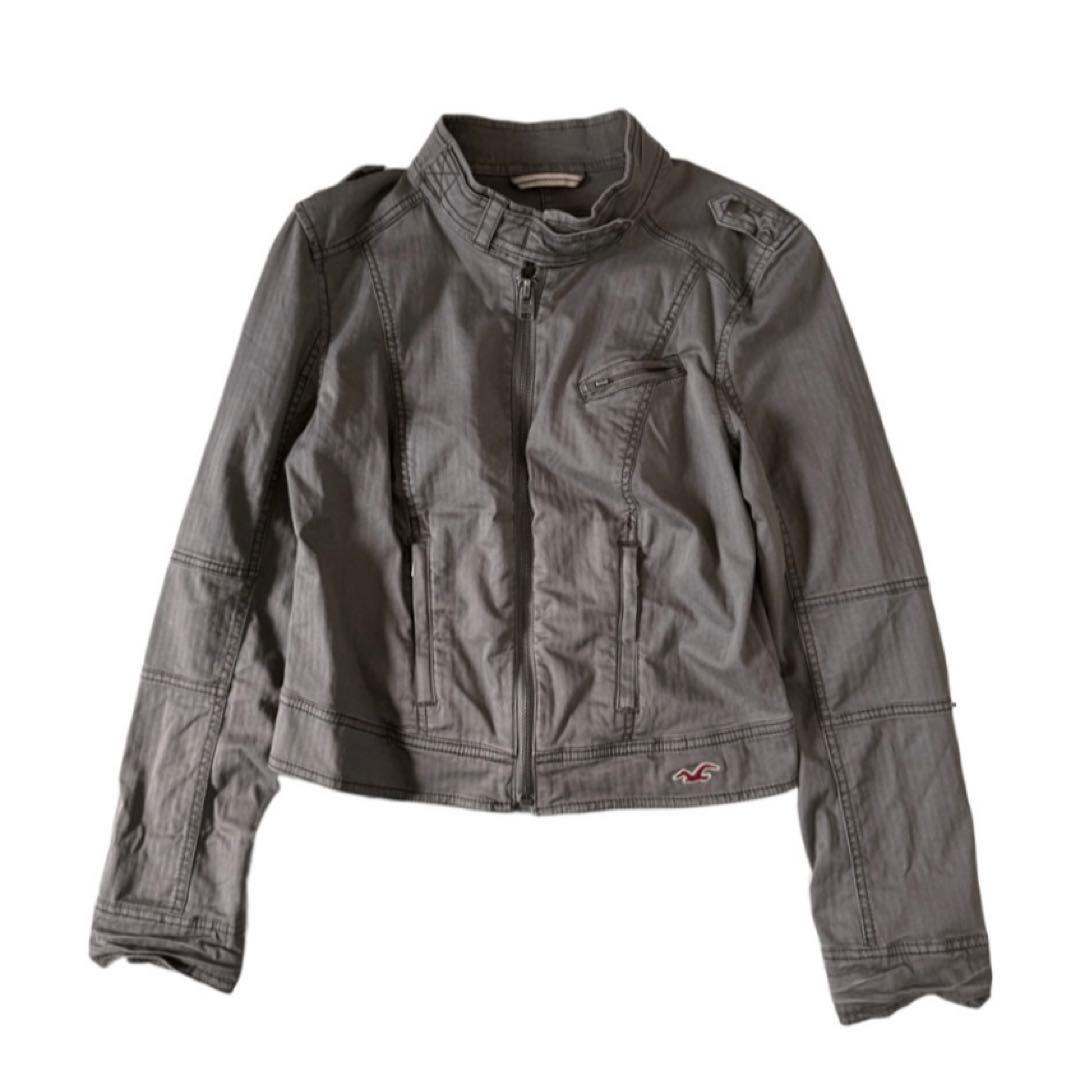 HOLLISTER Y2K グランジ ダークコア ミリタリー ジャケット