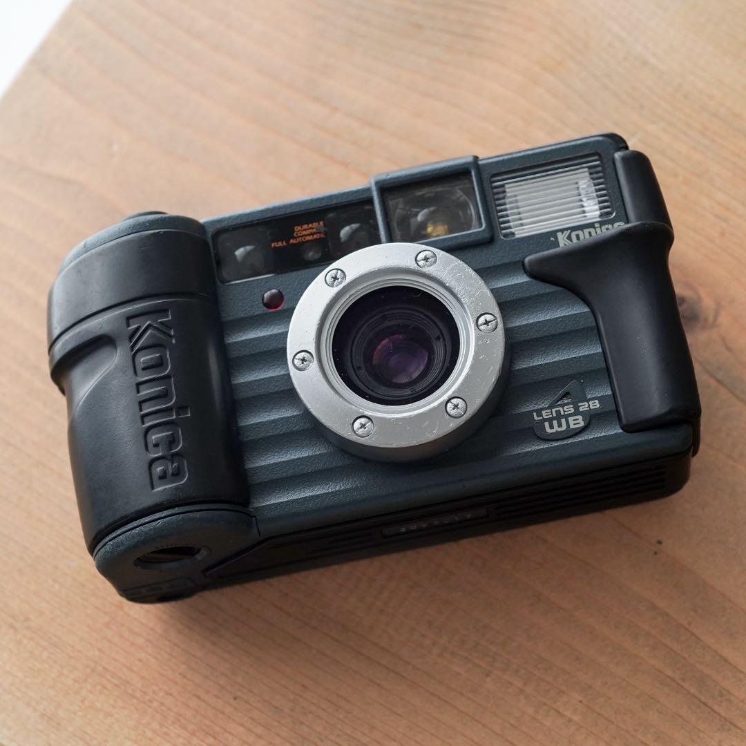 【撮影・OH済み】Konica 現場監督28WB コンパクトフィルムカメラ　A