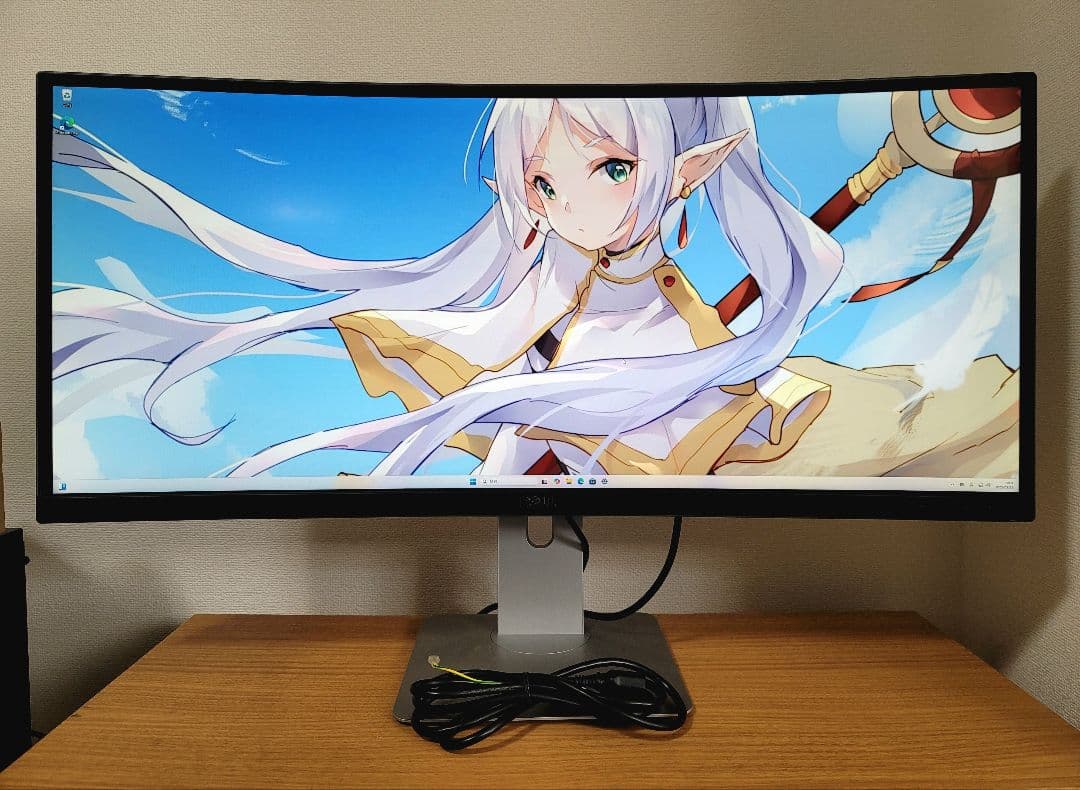 値下げ　美品 DELL デル 湾曲型 液晶モニター U3415WB 34型