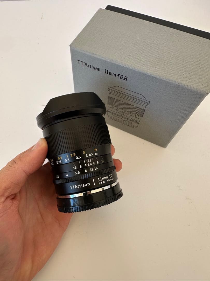【美品】TTArtisan 11mm F2.8 フィッシュアイレンズ