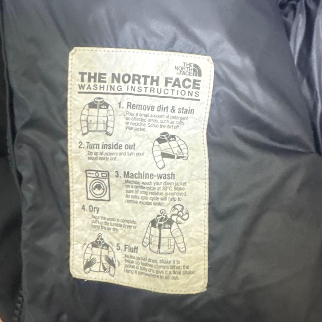 THE NORTH FACE ブラックダウンジャケット　ヌプシ　韓国