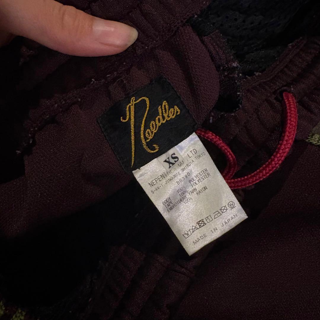 2*き様 Needles バタフライ刺繍 トラックパンツ XS