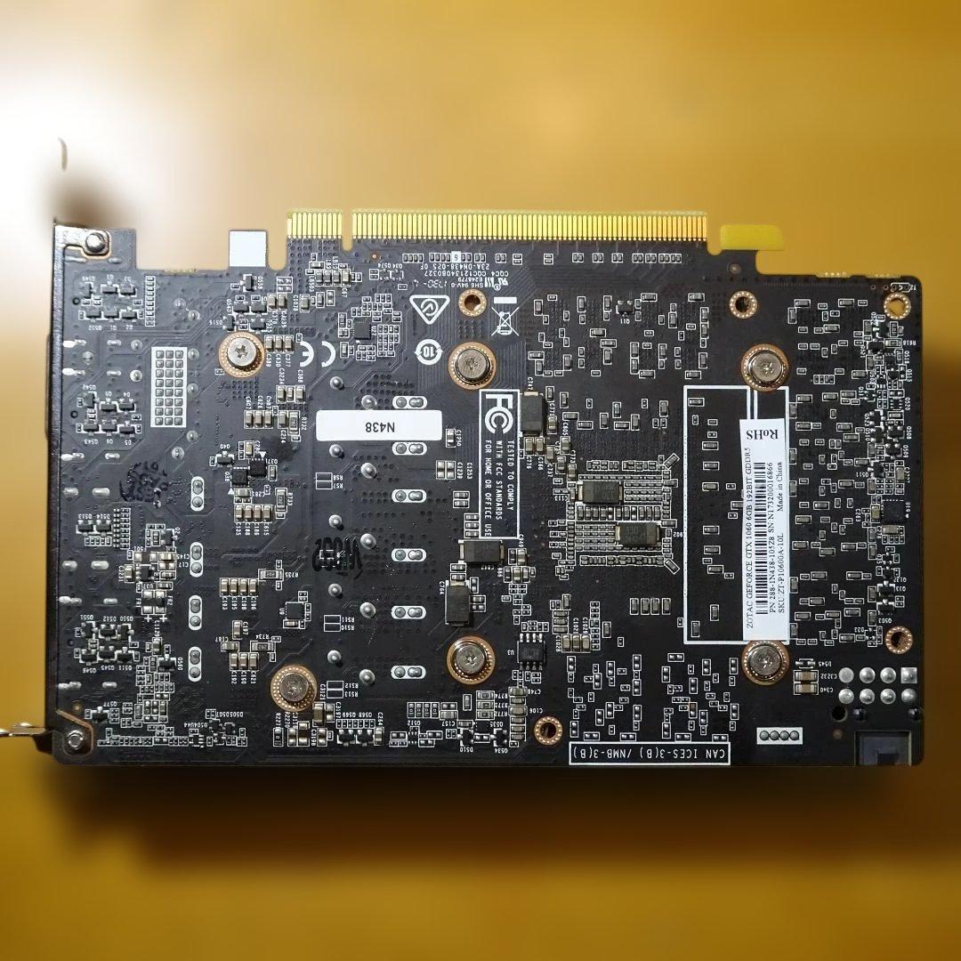 ZOTAC Geforce GTX 1060 6GB Single Fan 中古