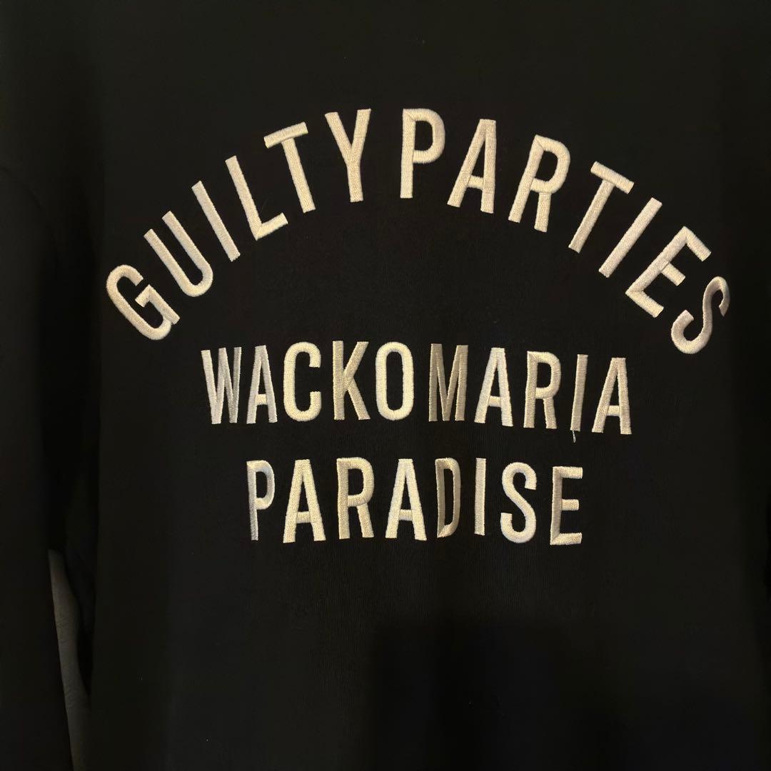 ワコマリア 美品 XL 即完売品 スウェット ブラック