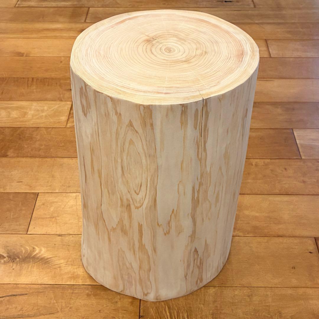 檜　丸太　椅子　スツール　No.1270