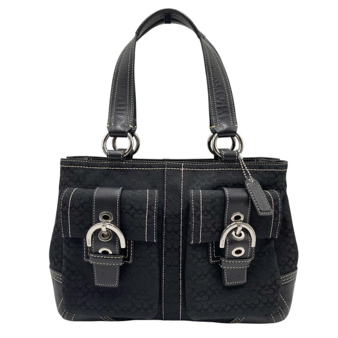 COACH/コーチ ソーホー ミニシグネチャー ハンドバッグ トートバッグ
