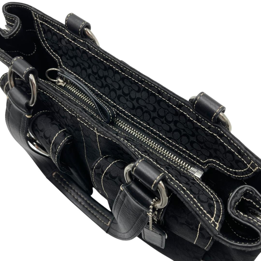 COACH/コーチ ソーホー ミニシグネチャー ハンドバッグ トートバッグ