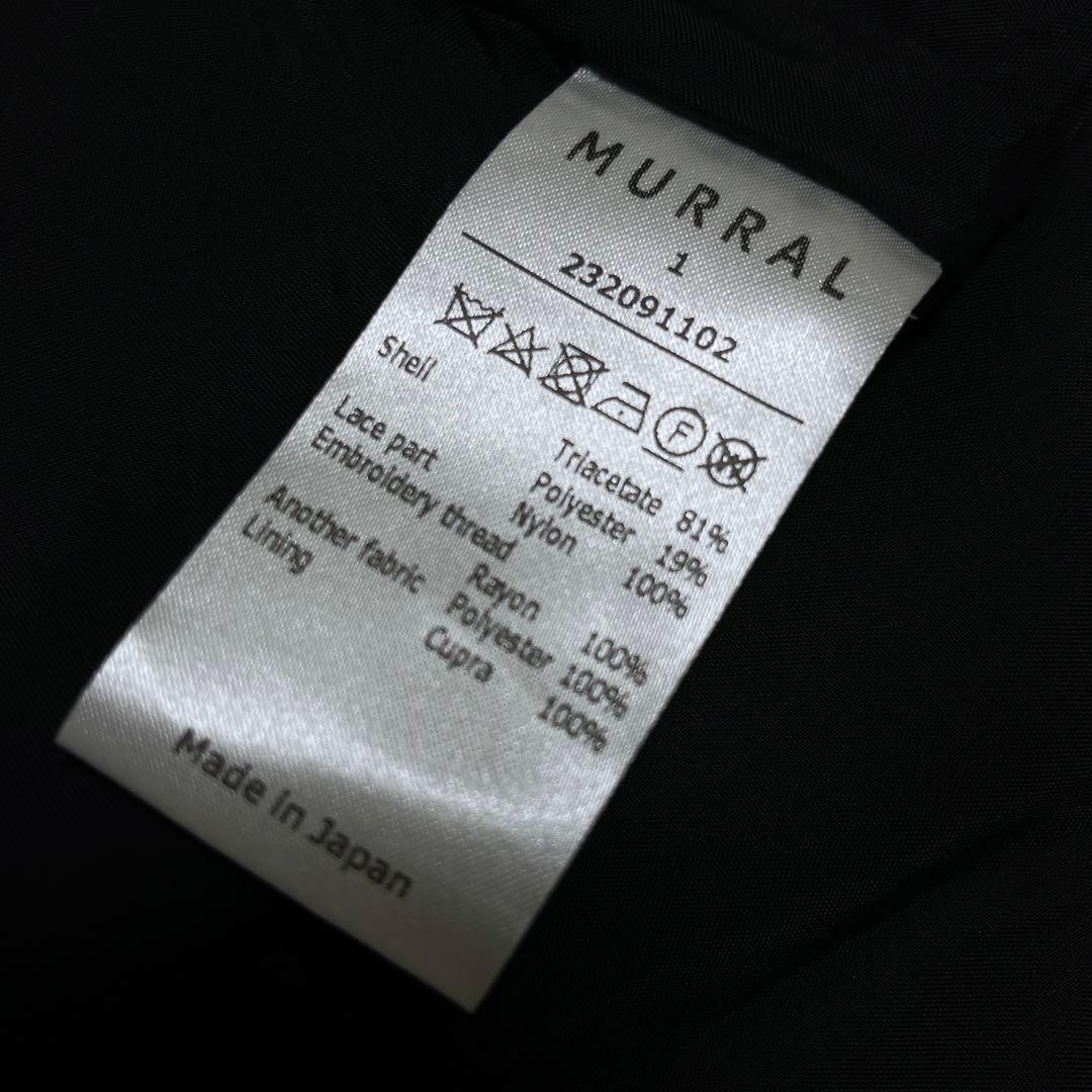 MURRAL Petal lace dress ミューラル 刺繍ドレス