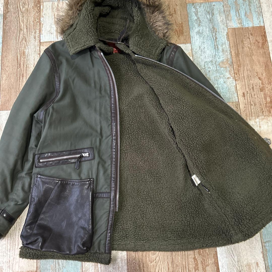 AVIREX B-7 モッズコート ジャケット ファー付き フライトジャケット