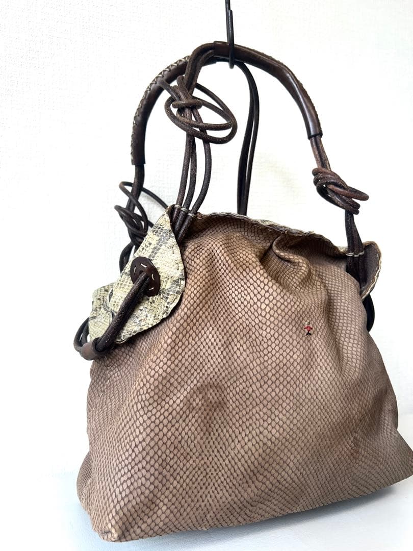 HENRY BEGUELIN パイソン ハンドバッグ トート エンリーベグリン