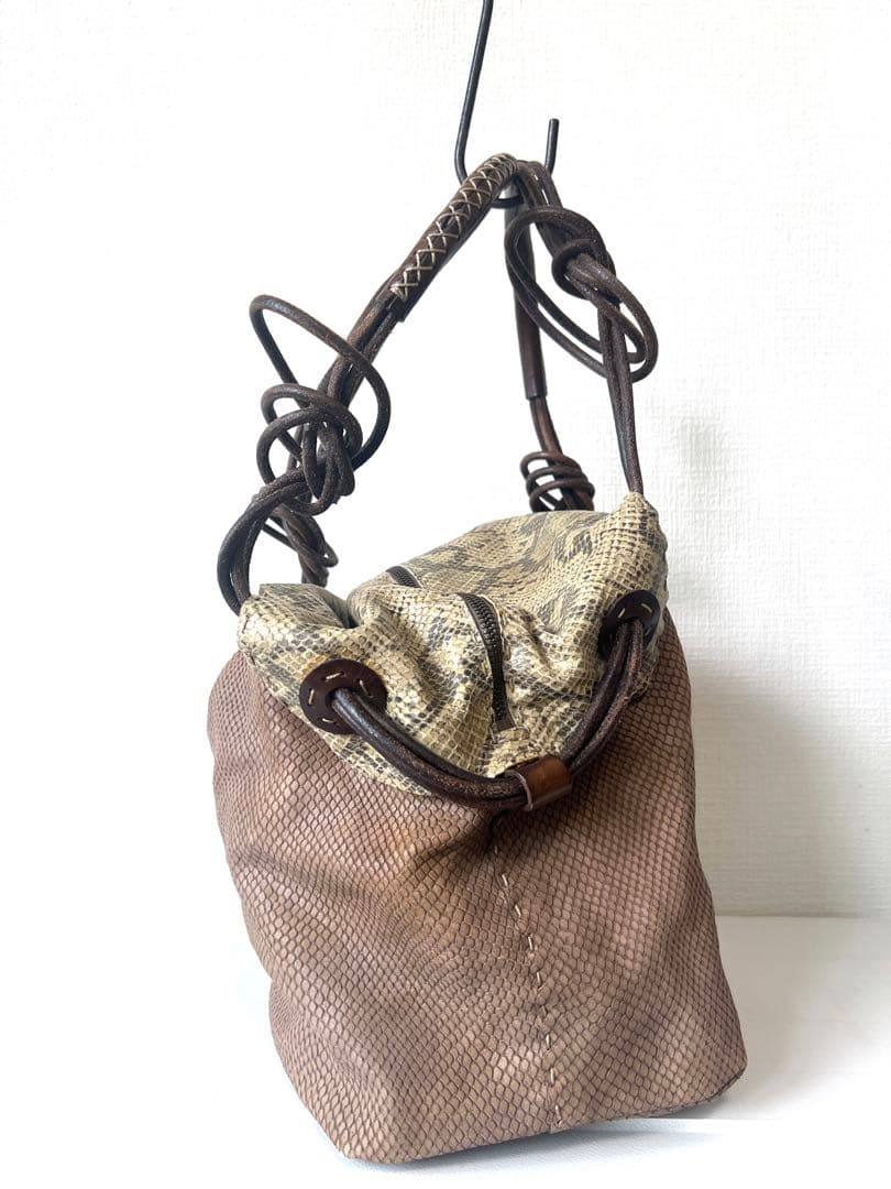 HENRY BEGUELIN パイソン ハンドバッグ トート エンリーベグリン