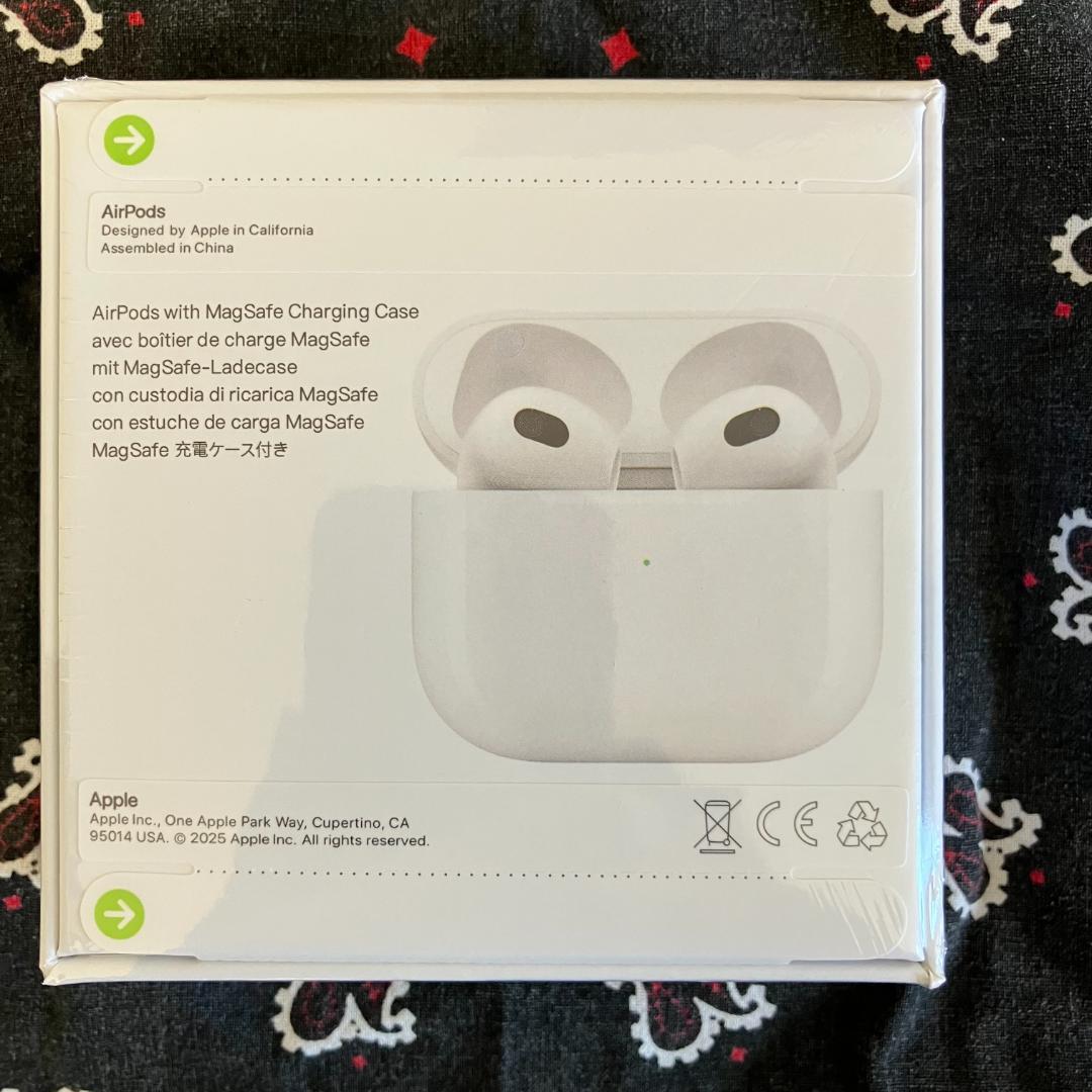 【未開封/保証付】AirPods(第3世代) 本体 MagSafe充電ケース