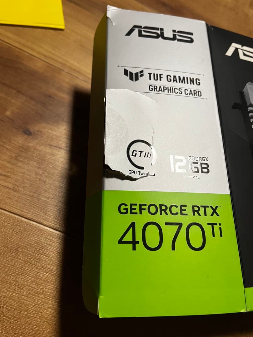 グラフィックボード・グラボ・ビデオカード ASUS GeForce RTX 4070 Ti 12GB