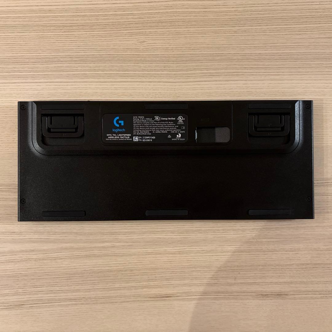 Logitech G915 TKL ワイヤレスキーボード US配列 メカニカル