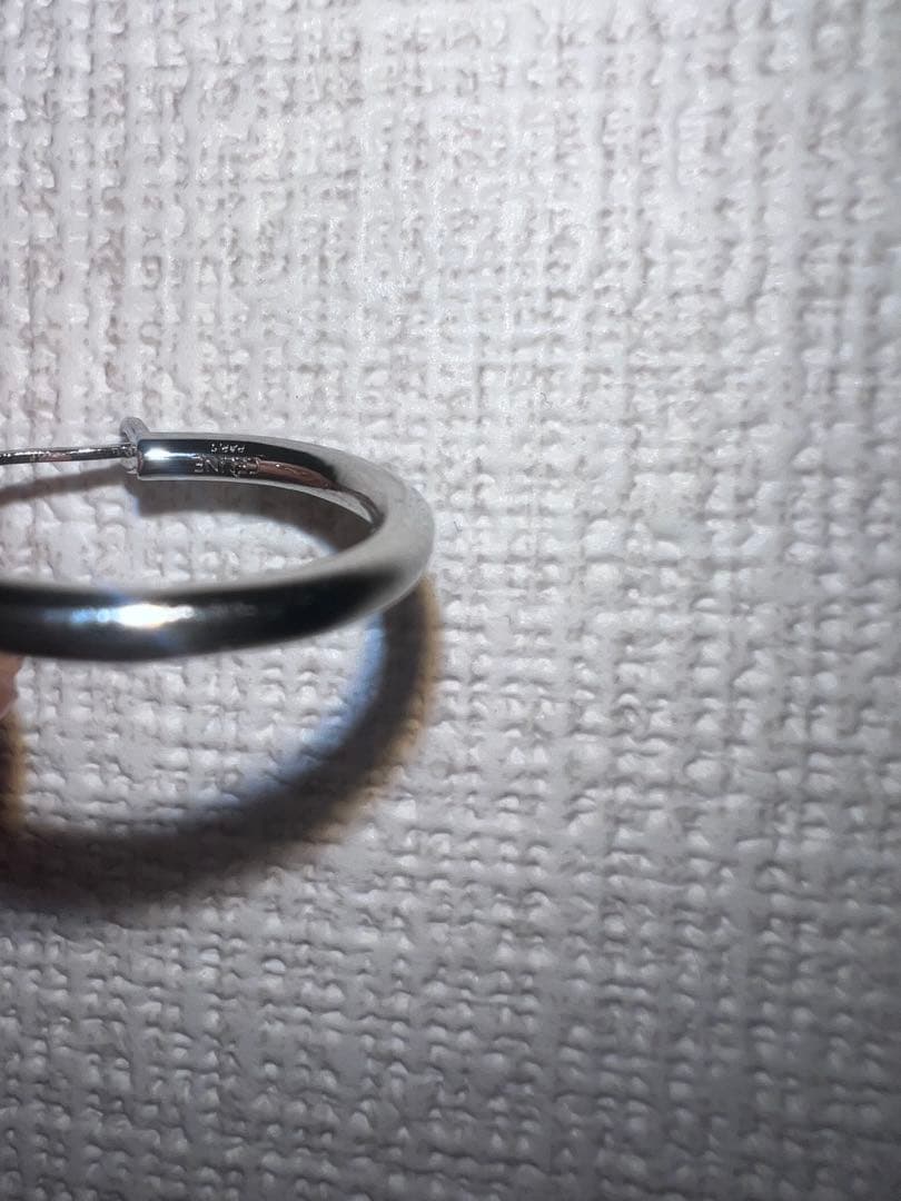 B*D様 CELINE シルバー ノットデザイン フープピアス