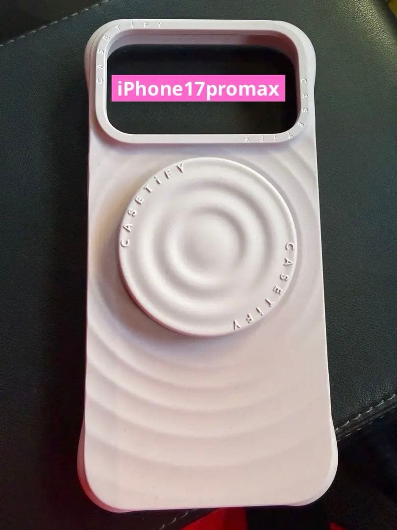 casetify ウェーブ シリコンケース スマホグリップ　セット