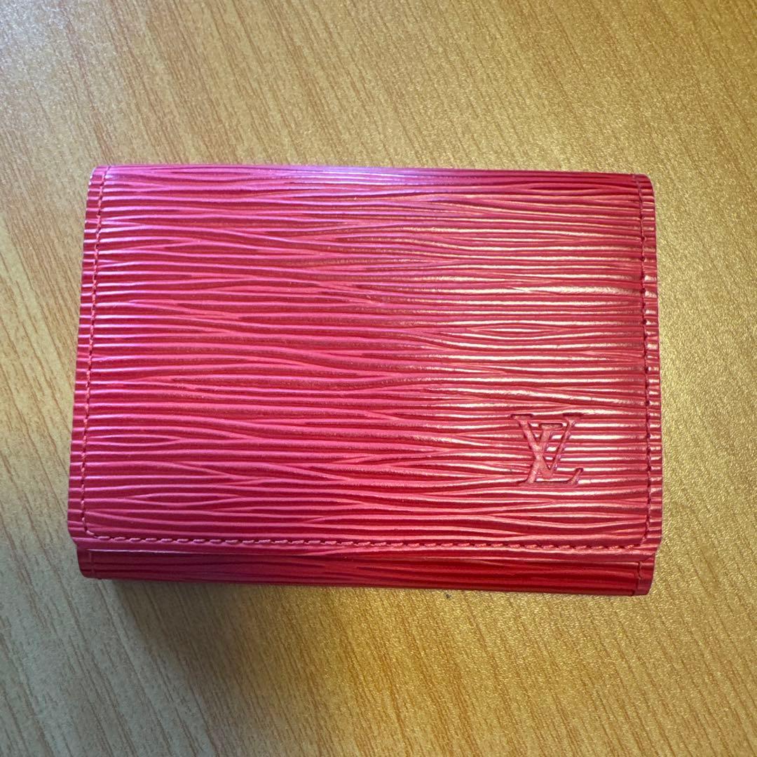 a*n様 Louis Vuitton エピレザー 名刺入れ ピンク