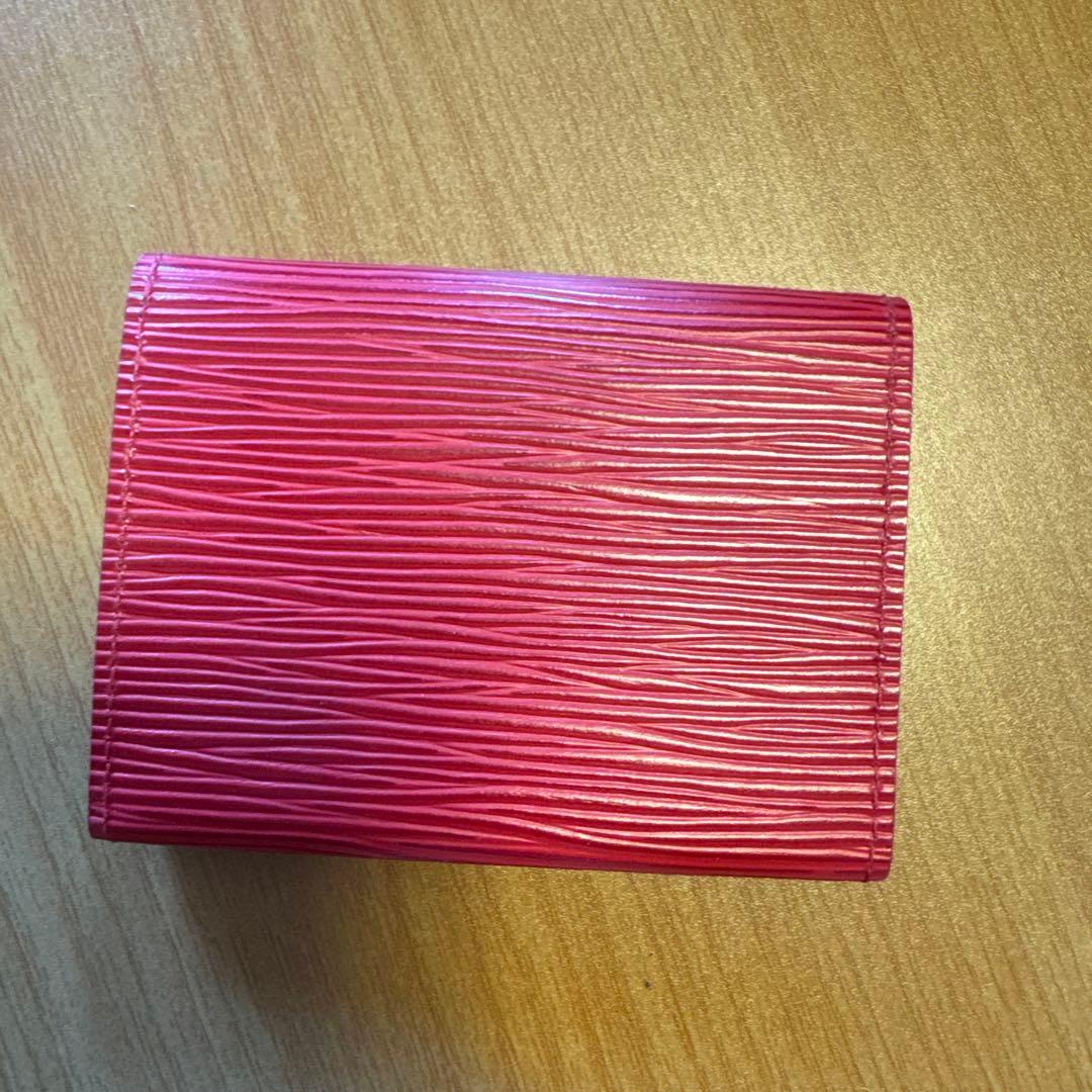 a*n様 Louis Vuitton エピレザー 名刺入れ ピンク