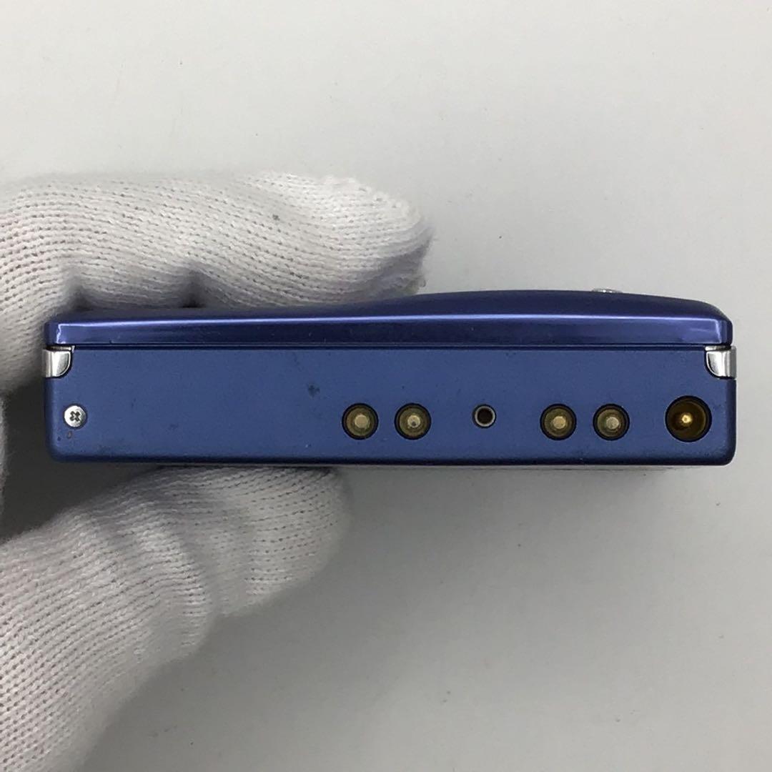 動作品 SHARP MD-DR7 MDプレーヤー シャープ ブルー