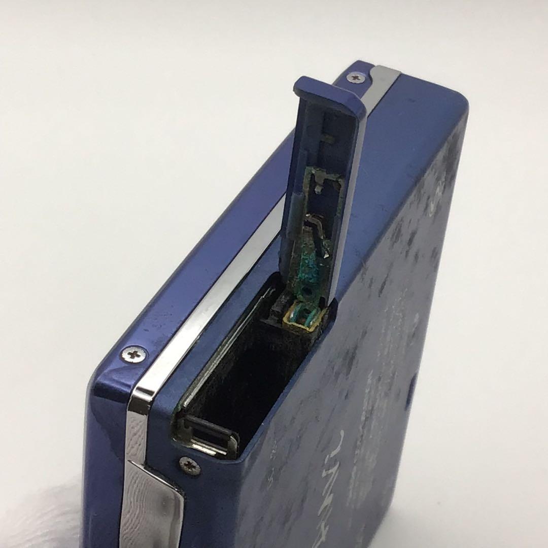 動作品 SHARP MD-DR7 MDプレーヤー シャープ ブルー