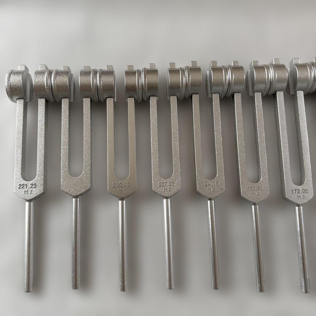 ドイツ製　惑星音叉11本にzodiac付き！