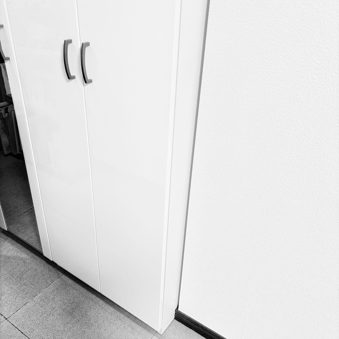 値下げ♩ ニトリ ポルテ 60 エナメル塗装 光沢 傷に強い ワードローブ